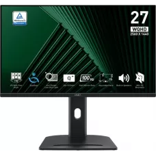 Монитор MSI 27" Pro MP275QPG черный IPS LED 16:9 HDMI M/M матовая HAS Piv 1300:1 300cd 178гр/178гр 2560x1440 100Hz DP Quad 2K (1440p) 6.26кг