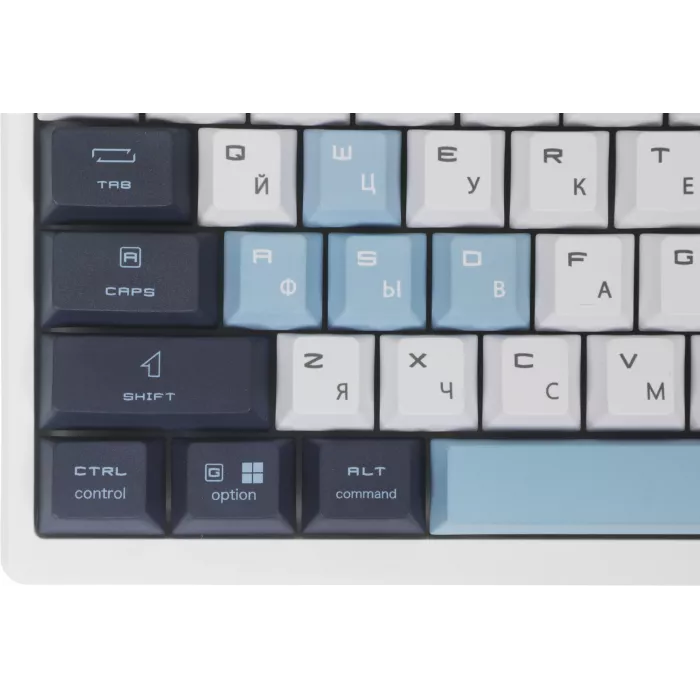 Клавиатура MSI GK600 механическая белый/синий USB беспроводная BT/Radio Multimedia for gamer LED (S11-43RUP01-HH9) кабель 1.8м