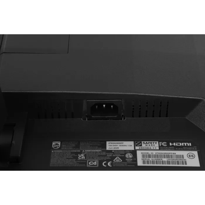 Монитор Philips 27" 27M2N3500PF черный IPS LED 16:9 HDMI матовая 300cd 178гр/178гр 2560x1440 260Hz G-Sync DP 2K 4.25кг