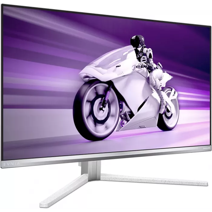Монитор Philips 26.5" Evnia Gaming 27M2N8500 белый QD OLED LED 16:9 HDMI M/M матовая HAS Piv 1500000:1 250cd 178гр/178гр 2560x1440 360Hz G-Sync FreeSync DP 2K USB 7.35кг