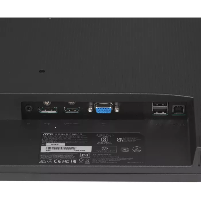 Монитор MSI 23.8" Pro MP242PMG черный IPS LED 16:9 HDMI матовая HAS Piv 300cd 178гр/178гр 1920x1080 120Hz VGA DP FHD USB 3.3кг