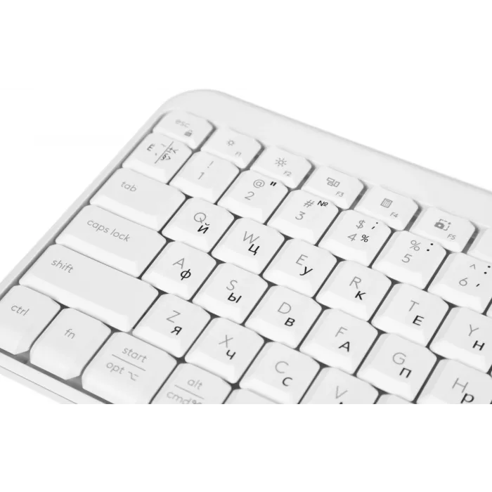 Клавиатура Logitech K251 белый беспроводная BT slim (920-013364)
