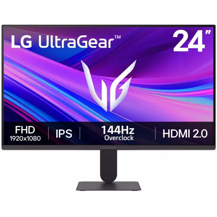Монитор LG 23.8" UltraGear 24G411A-B черный IPS LED 16:9 HDMI матовая 1500:1 250cd 178гр/178гр 1920x1080 144Hz G-Sync FreeSync DP FHD 3.3кг