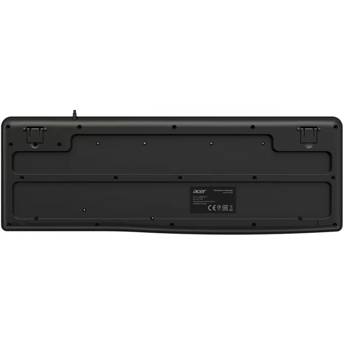 Клавиатура Acer OKW500 черный USB Multimedia (ZL.KBDEE.01T) кабель 1.8м