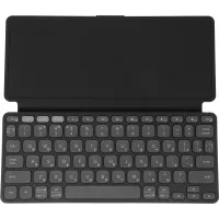 Клавиатура Logitech Keys-To-Go 2 графитовый/черный беспроводная BT slim Multimedia для ноутбука (920-012999)
