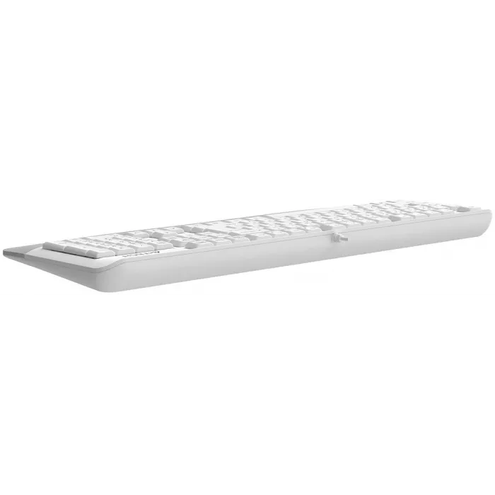 Клавиатура A4Tech Fstyler FK20 белый USB Multimedia (подставка для запястий) (FK20) кабель 1.5м