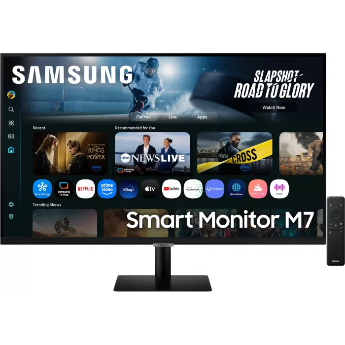 Монитор Samsung 32" S32FM702UIXCI черный VA LED 16:9 HDMI M/M матовая 3000:1 300cd 178гр/178гр 3840x2160 60Hz 4K USB 6.5кг