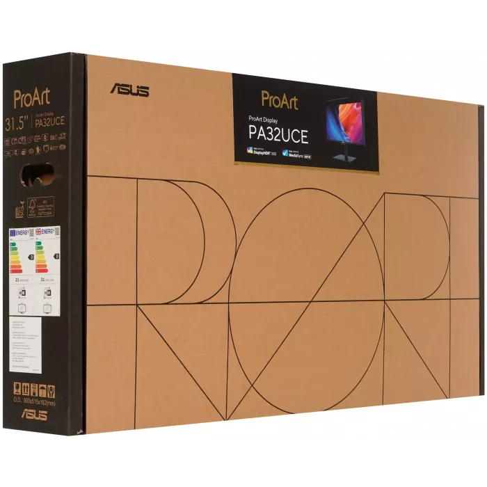 Монитор Asus 31.5" ProArt PA32UCE черный IPS LED 16:9 HDMI M/M матовая HAS Piv 600cd 178гр/178гр 3840x2160 60Hz DP 4K USB 8.9кг