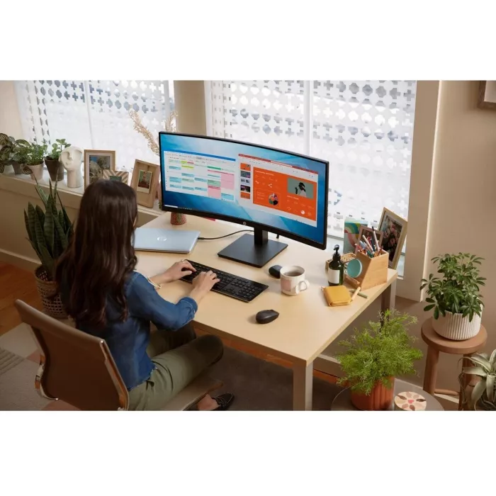 Монитор HP 34" P34hc G4 черный VA 21:9 HDMI матовая HAS 250cd 178гр/178гр 3440x1440 100Hz DP 2K USB 10.51кг