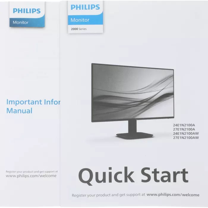 Монитор Philips 23.8" 24E1N2100A черный IPS LED 16:9 HDMI M/M матовая 1500:1 300cd 178гр/178гр 1920x1080 120Hz VGA FHD 2.51кг