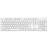 Клавиатура Acer OKW503 белый USB Multimedia (ZL.KBD11.00Q) кабель 1.8м