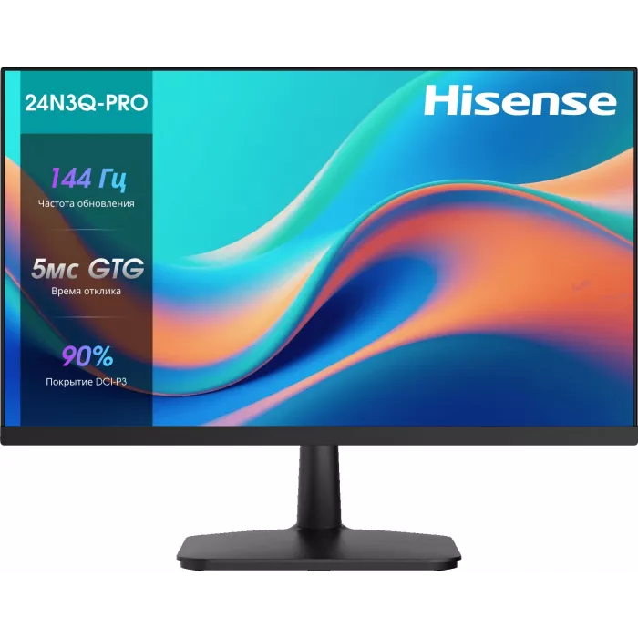 Монитор Hisense 23.8" 24N3Q-PRO черный IPS LED 16:9 HDMI M/M матовая 1000:1 250cd 89гр/89гр 1920x1080 144Hz VGA DP FHD 4.4кг