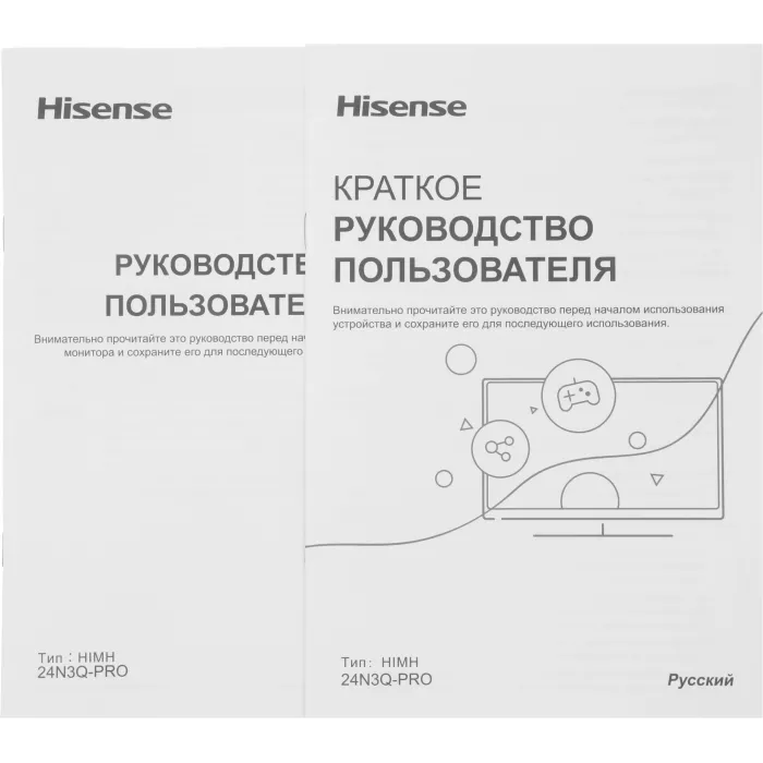 Монитор Hisense 23.8" 24N3Q-PRO черный IPS LED 16:9 HDMI M/M матовая 1000:1 250cd 89гр/89гр 1920x1080 144Hz VGA DP FHD 4.4кг