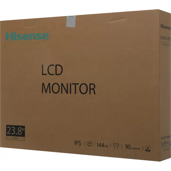 Монитор Hisense 23.8" 24N3Q-PRO черный IPS LED 16:9 HDMI M/M матовая 1000:1 250cd 89гр/89гр 1920x1080 144Hz VGA DP FHD 4.4кг