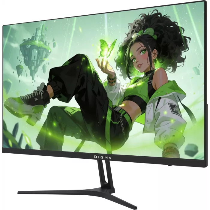 Монитор Digma 23.8" Overdrive 24P411F черный IPS LED 1ms 16:9 HDMI M/M матовая 250cd 178гр/178гр 1920x1080 180Hz G-Sync FreeSync DP FHD 2.8кг