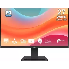 Монитор 27' MSI PRO MP273Q E7  IPS, 2560x1440, 75Hz, 4ms, 250сd/m, 1000:1, HDR | 2xHDMI(2.0), DP(1.4) | ExPSU, Vesa 100, Black