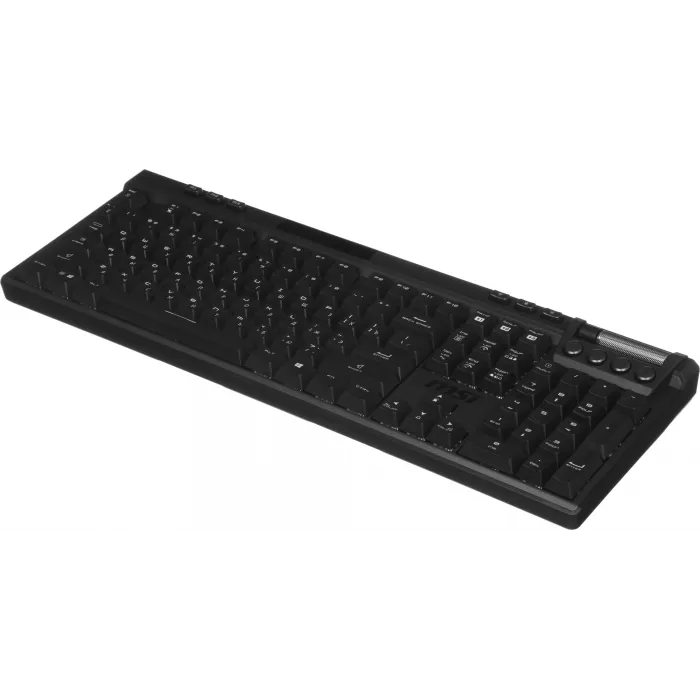 Клавиатура MSI STRIKE Pro W Silent механическая серый/черный USB беспроводная BT/Radio Multimedia for gamer LED (подставка для запястий) (S11-43RU210-CLA) кабель 2м