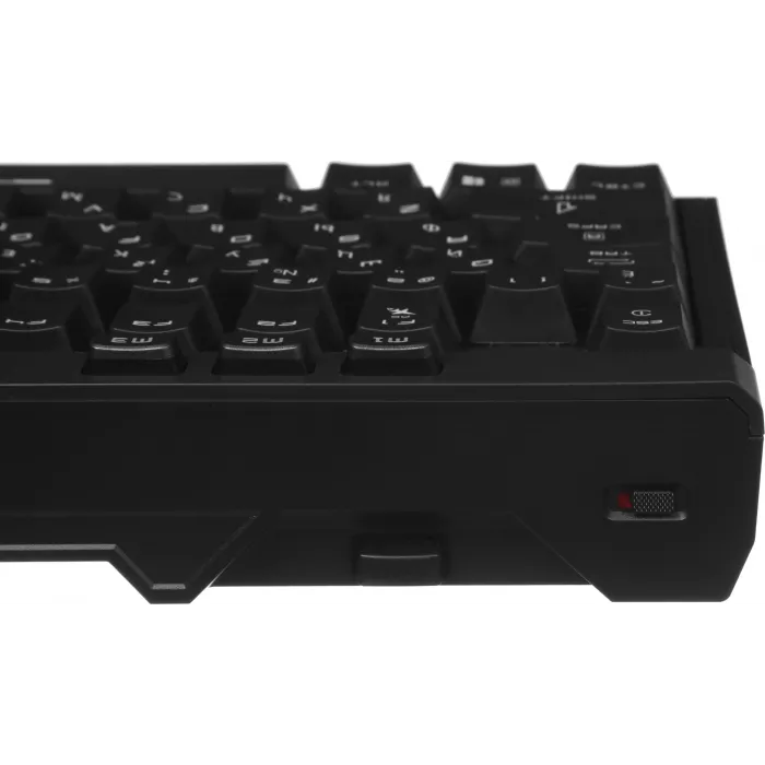 Клавиатура MSI STRIKE Pro W Silent механическая серый/черный USB беспроводная BT/Radio Multimedia for gamer LED (подставка для запястий) (S11-43RU210-CLA) кабель 2м