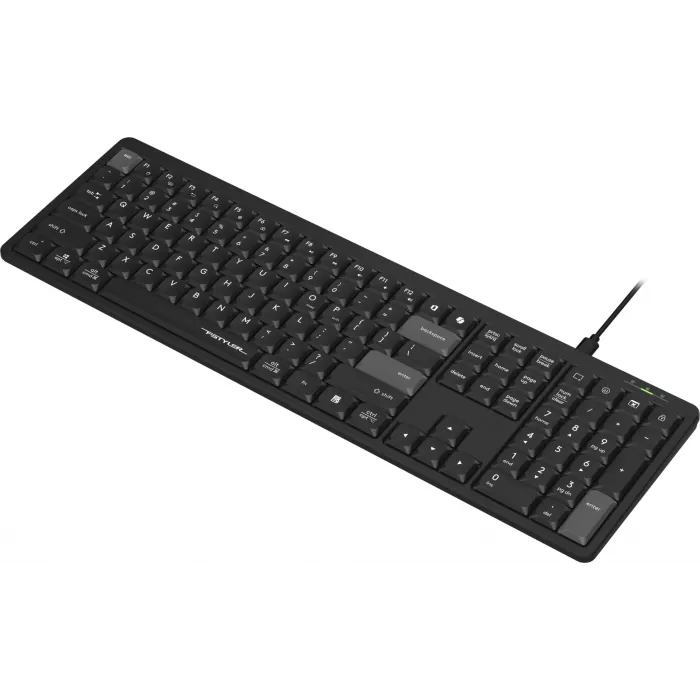 Клавиатура A4Tech FX55 черный USB slim Multimedia кабель 1.5м