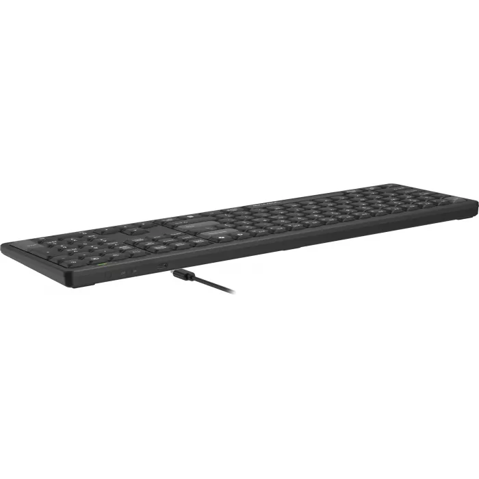 Клавиатура A4Tech FX55 черный USB slim Multimedia кабель 1.5м