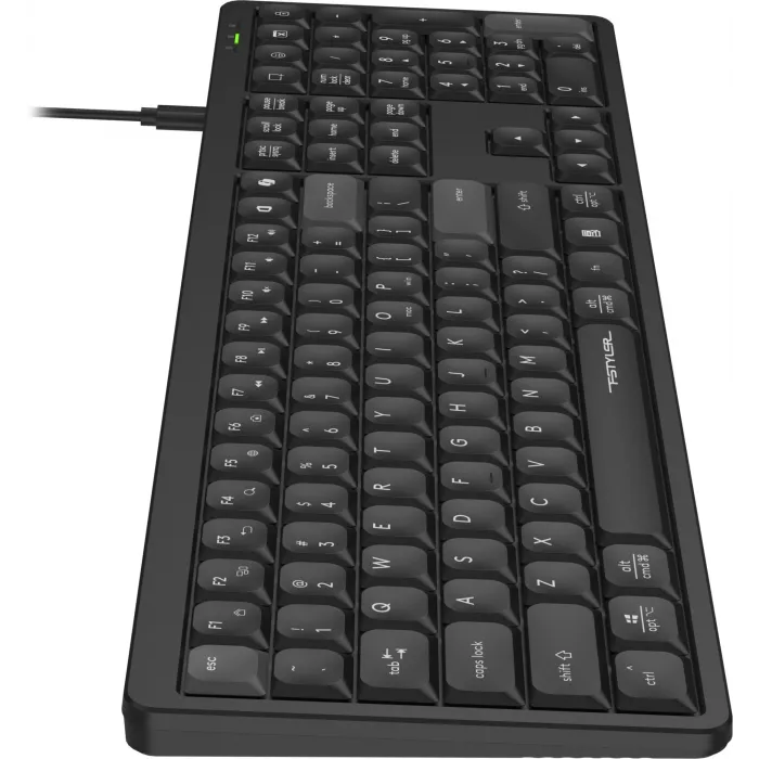 Клавиатура A4Tech FX55 черный USB slim Multimedia кабель 1.5м