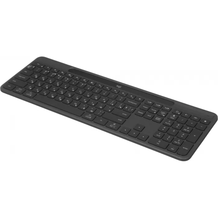 Клавиатура Logitech K980 графитовый беспроводная BT slim (920-013768)