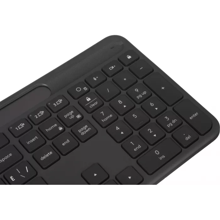 Клавиатура Logitech K980 графитовый беспроводная BT slim (920-013768)
