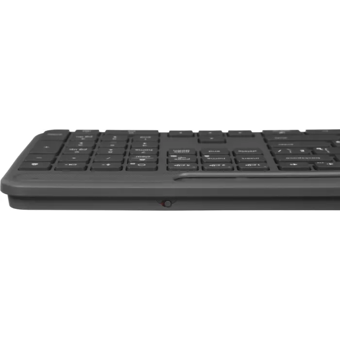 Клавиатура Logitech K980 графитовый беспроводная BT slim (920-013768)