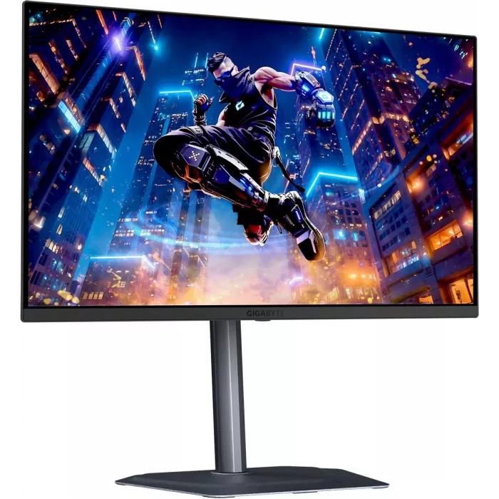 Монитор Gigabyte 27" MO27Q3 EK черный QD OLED LED 16:9 HDMI M/M матовая HAS Piv 1500000:1 250cd 178гр/178гр 2560x1440 360Hz G-Sync FreeSync Premium Pro DP QHD 6.55кг