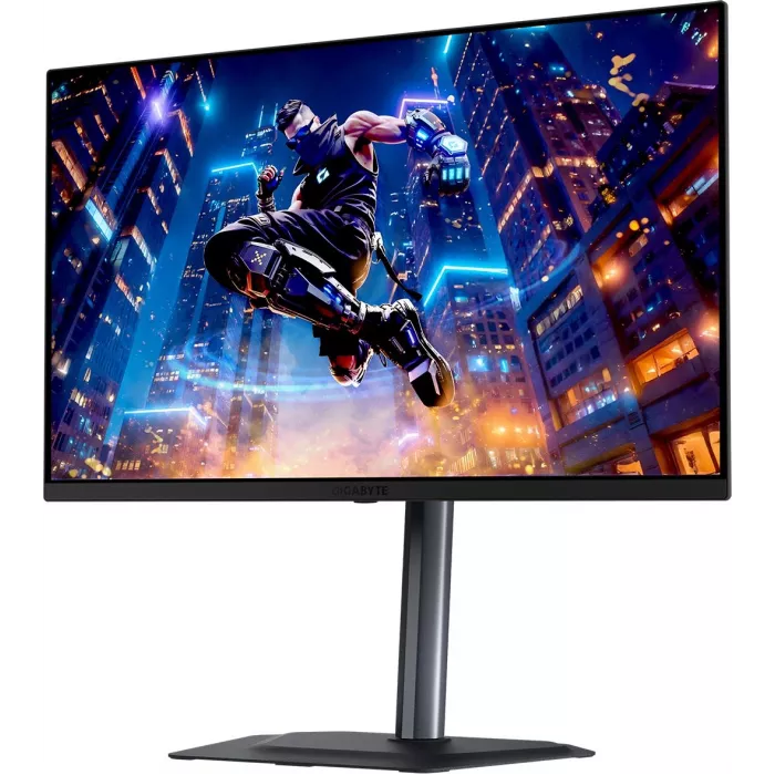Монитор Gigabyte 27" MO27Q3 EK черный QD OLED LED 16:9 HDMI M/M матовая HAS Piv 1500000:1 250cd 178гр/178гр 2560x1440 360Hz G-Sync FreeSync Premium Pro DP QHD 6.55кг
