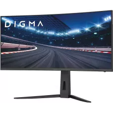 Монитор Digma 34" Overdrive 34A712Q черный VA LED 1ms 21:9 HDMI M/M матовая HAS Piv 450cd 178гр/178гр 3440x1440 200Hz DP UW 5.7кг