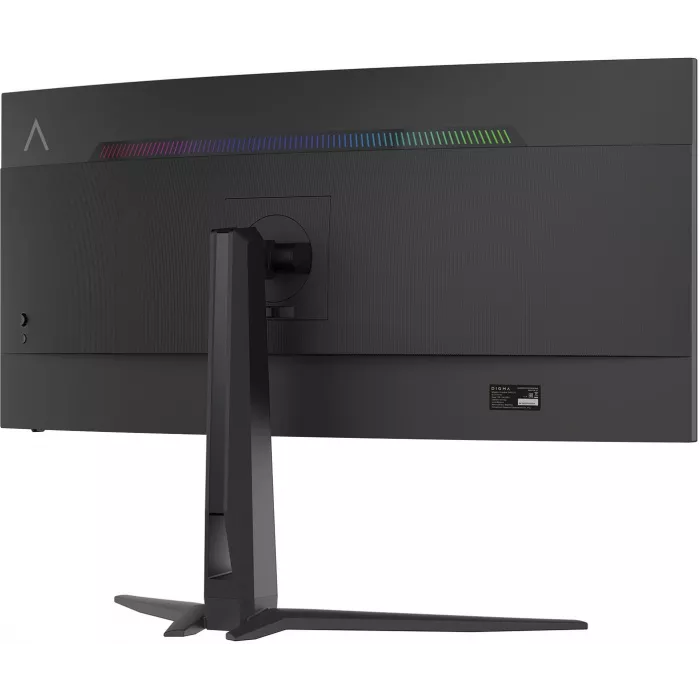 Монитор Digma 34" Overdrive 34A712Q черный VA LED 1ms 21:9 HDMI M/M матовая HAS Piv 450cd 178гр/178гр 3440x1440 200Hz DP UW 5.7кг