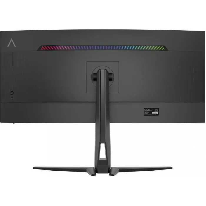 Монитор Digma 34" Overdrive 34A712Q черный VA LED 1ms 21:9 HDMI M/M матовая HAS Piv 450cd 178гр/178гр 3440x1440 200Hz DP UW 5.7кг