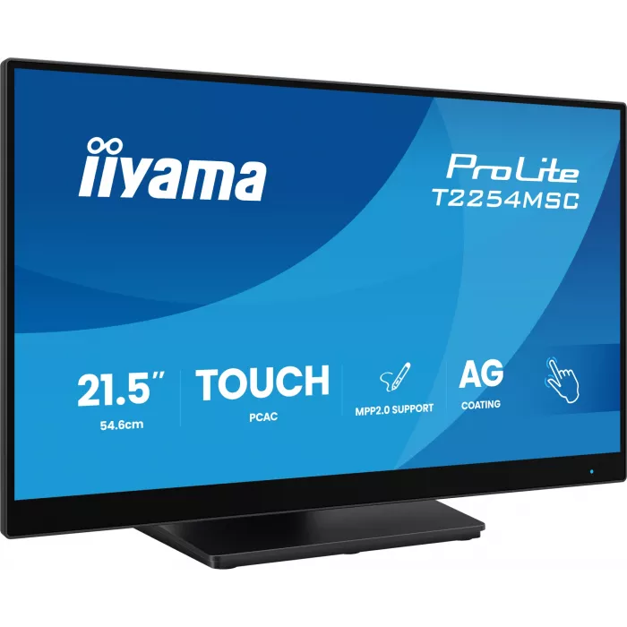 Монитор Iiyama 21.5" ProLite T2254MSC-B2AG черный IPS LED 16:9 HDMI M/M глянцевая HAS 300cd 178гр/178гр 1920x1080 100Hz DP FHD USB Touch 4.9кг