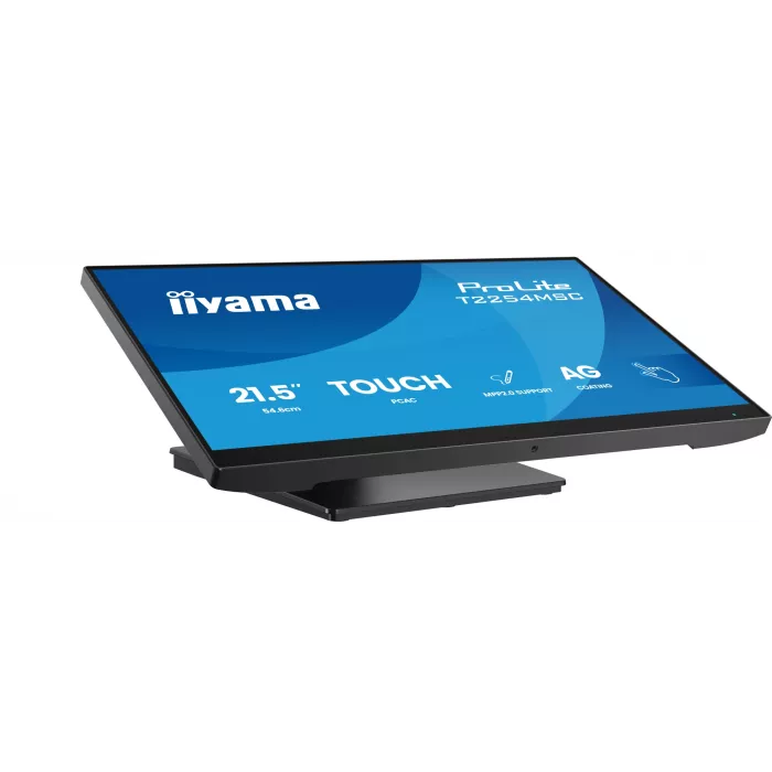 Монитор Iiyama 21.5" ProLite T2254MSC-B2AG черный IPS LED 16:9 HDMI M/M глянцевая HAS 300cd 178гр/178гр 1920x1080 100Hz DP FHD USB Touch 4.9кг
