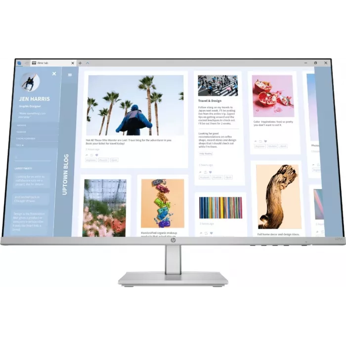 Монитор HP 27" Series 5 527sh серебристый/черный IPS LED 16:9 HDMI матовая HAS 1500:1 300cd 178гр/178гр 1920x1080 100Hz VGA FHD 4.15кг