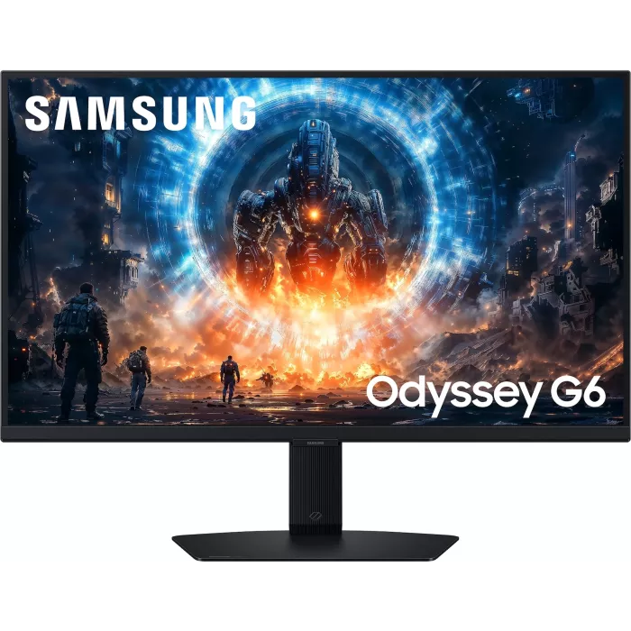 Монитор Samsung 27" Odyssey G6 S27FG606EIXCI черный IPS LED 16:9 HDMI матовая HAS Piv 350cd 178гр/178гр 2560x1440 350Hz FreeSync Premium DP 2K 6.4кг