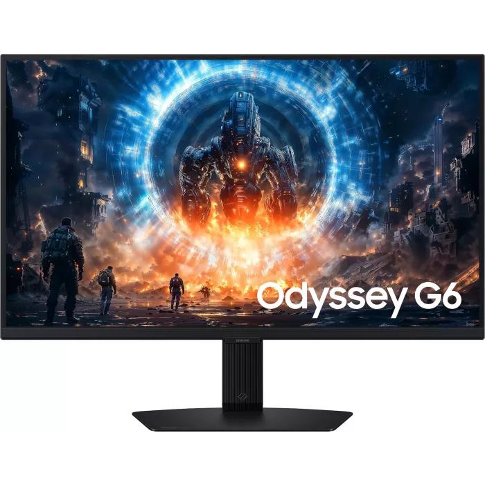 Монитор Samsung 27" Odyssey G6 S27FG606EIXCI черный IPS LED 16:9 HDMI матовая HAS Piv 350cd 178гр/178гр 2560x1440 350Hz FreeSync Premium DP 2K 6.4кг