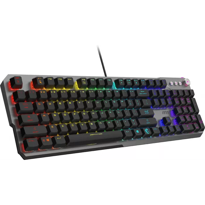 Клавиатура MSI Strike 600 V2 механическая черный USB Multimedia for gamer LED (S11-04RU261-CLA) кабель 1.8м