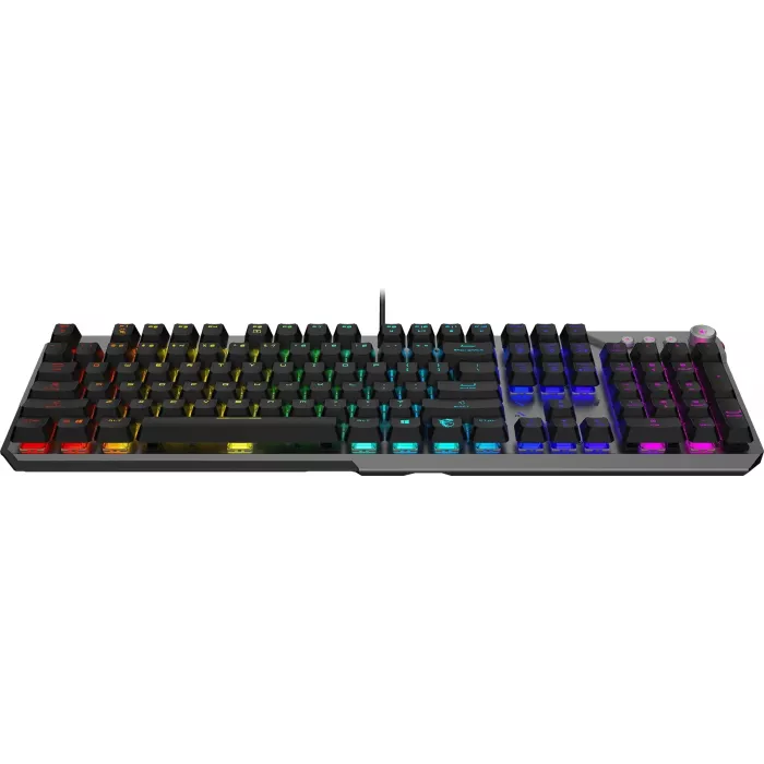 Клавиатура MSI Strike 600 V2 механическая черный USB Multimedia for gamer LED (S11-04RU261-CLA) кабель 1.8м