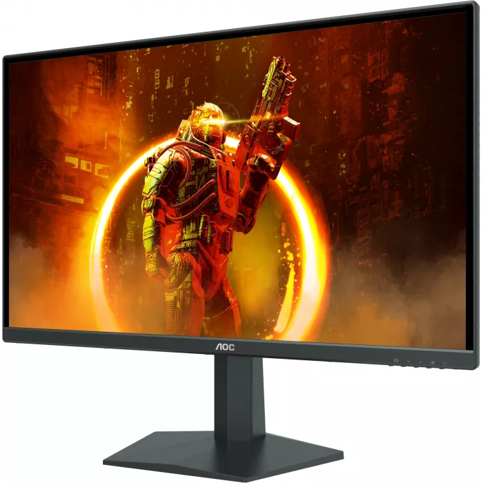 Монитор AOC 23.8" 24G10ZNE черный/красный VA 16:9 HDMI M/M матовая 300cd 1920x1080 180Hz DP FHD 3.3кг