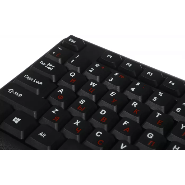 Клавиатура Оклик 90M черный USB (402127) кабель 1.35м