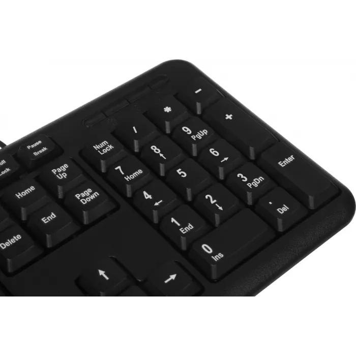 Клавиатура Оклик 90M черный USB (402127) кабель 1.35м