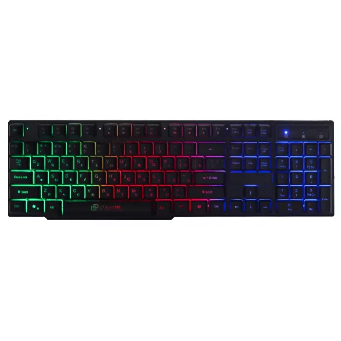 Клавиатура Оклик 780G SLAYER черный USB for gamer LED (412899) кабель 1.5м
