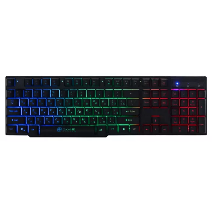Клавиатура Оклик 780G SLAYER черный USB for gamer LED (412899) кабель 1.5м