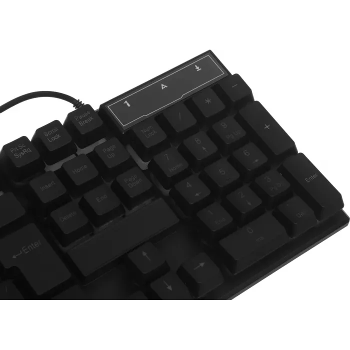 Клавиатура Оклик 780G SLAYER черный USB for gamer LED (412899) кабель 1.5м