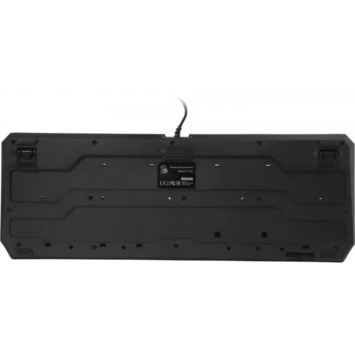 Клавиатура A4Tech Q100 черный USB for gamer LED (Q100 USB) кабель 1.8м