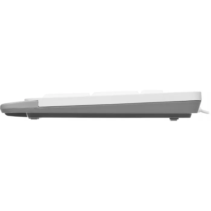 Клавиатура + мышь A4Tech Fstyler F1010 клав:белый/серый мышь:белый/серый USB Multimedia (F1010 WHITE)