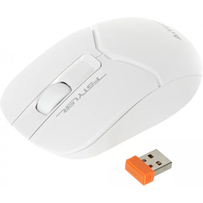 Клавиатура + мышь A4Tech Fstyler FG1012 клав:белый мышь:белый USB беспроводная Multimedia (FG1012 WHITE)