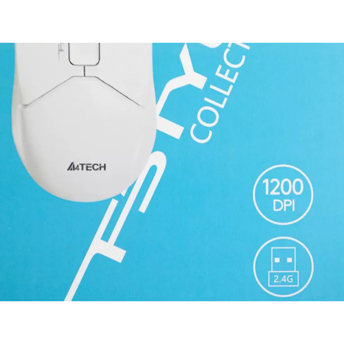 Клавиатура + мышь A4Tech Fstyler FG1012 клав:белый мышь:белый USB беспроводная Multimedia (FG1012 WHITE)